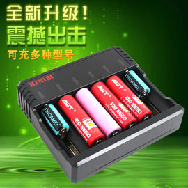 Chine Chargeur de batterie d'ion de lithium de 6 fentes aa D.C.A., chargeur de batterie universel de Nimh Nicd fournisseur