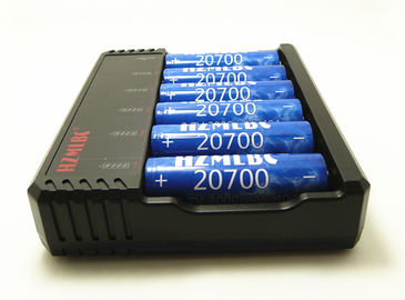 Chine Chargeur de batterie de fente de mod 6 de boîte de mod de Vape, matériel de 6 * 20700 de batterie ABS de chargeur fournisseur