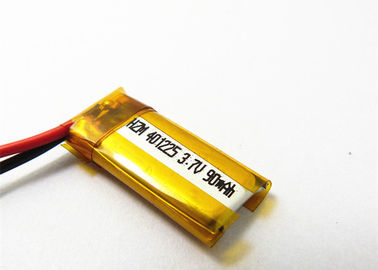 Chine 401235 mini batterie de polymère de lithium de 3.7v 90mah pour l'interphone de téléphone mobile fournisseur