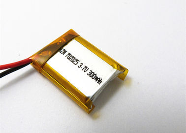 Chine Batterie plate de la batterie 300mah Lipo de polymère de lithium du cycle 702025 profonds pour l'appareil photo numérique de GPS fournisseur