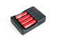 Chargeur de batterie standard de l'universel 18650 d'utilisation avec les USA/UE/OEM/ODM BRITANNIQUES de prise fournisseur