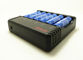 Chargeur de batterie de fente de mod 6 de boîte de mod de Vape, matériel de 6 * 20700 de batterie ABS de chargeur fournisseur