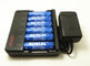 Chargeur de batterie universel d'ion de Li de baie du plastique 6 pour la cigarette électronique Vapes fournisseur